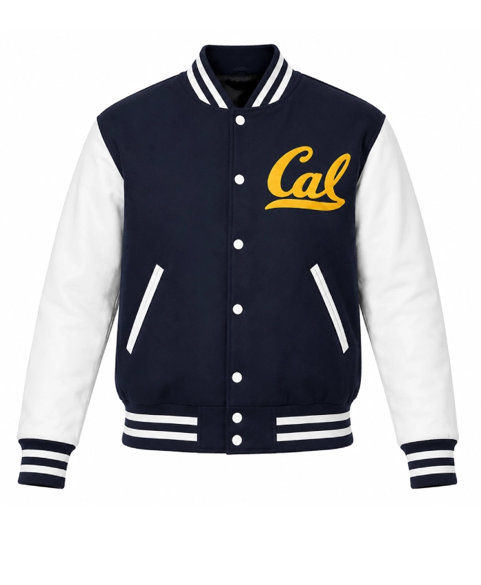 Get Cal Navy Blue and White Jacket