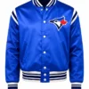 Get Toronto Blue Jays Teddy Blue Varsity Jacket