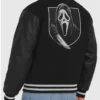 Ghostface Scream Horror Scary Slasher Wool with Varsity Jacket