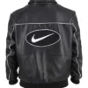 Grab Supreme x Nike Leather Varsity Jacket For Men And Women