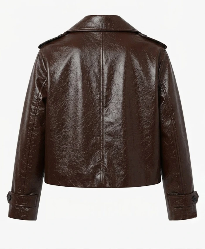 Gucci Cruise 2026 Brown Leather Jacket