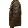 Halloween Patches Distressed Brown Jacket