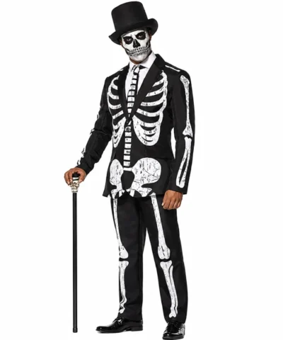 Halloween Skeleton Suit For Men and Women