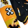 Halloween Spooky Special Boo Full Snap Varsity Jacket