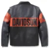 Harley Davidson Essential Convertible Black and Orange Jacket