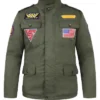 Harry Dean Stanton Crew Alien Nostromo Green Cotton Jacket