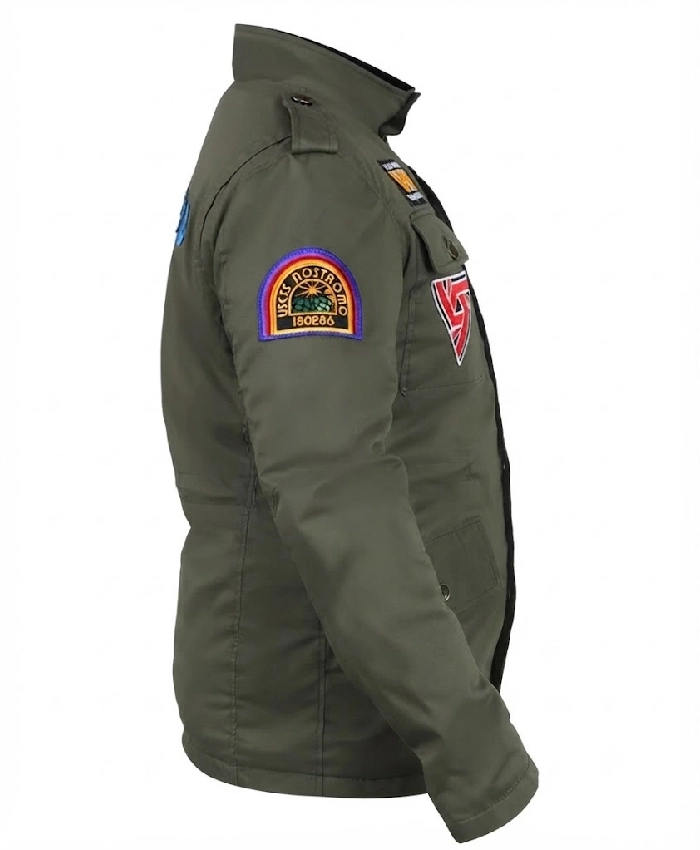 Harry Dean Stanton Crew Alien Nostromo Green Jacket