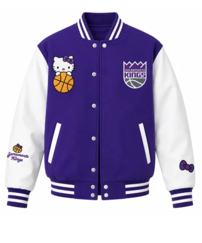 Hello Kitty Sacramento Kings Varsity Jacket