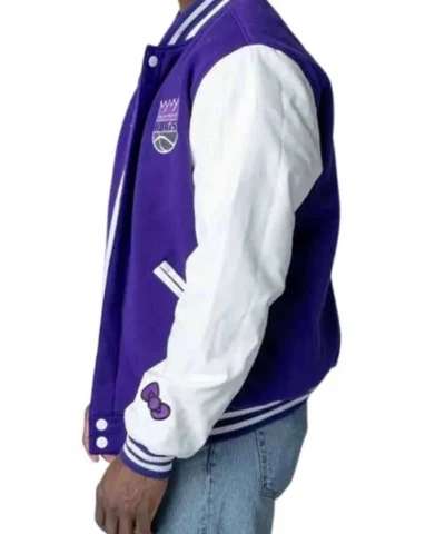 Hello Kitty Sacramento Kings Wool Varsity Jacket
