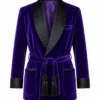 Hugh Hefner Purple Belted Robe Sale