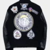 Issey Miyake x Takashi Murakami Leather Varsity Jacket 