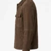 Jakob Oftebro Blood Sacrifice S01 Thomas Berg Brown Leather Jacket