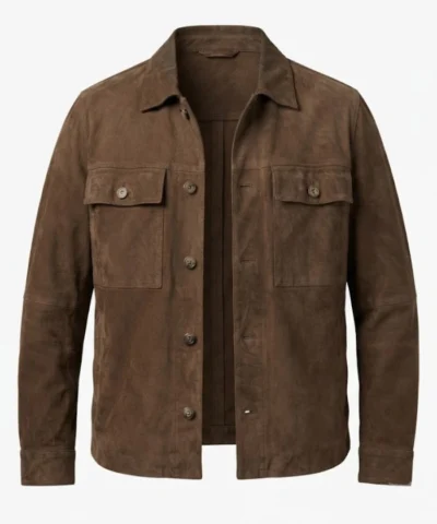 Alternative view of Jakob Oftebro Blodsoffer 2026 Brown Leather Jacket