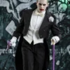 Jared Leto Suicide Squad The Joker Notch Collar Double Breasted Black Dinner Blazer Coat