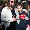 Jason Momoa Special DC Event Los Angeles 2026 Supergirl Biker Leather Jacket