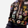Jeff Hamilton FIFA World Cup 2026 LA Black Patchwork Jacket For Sale