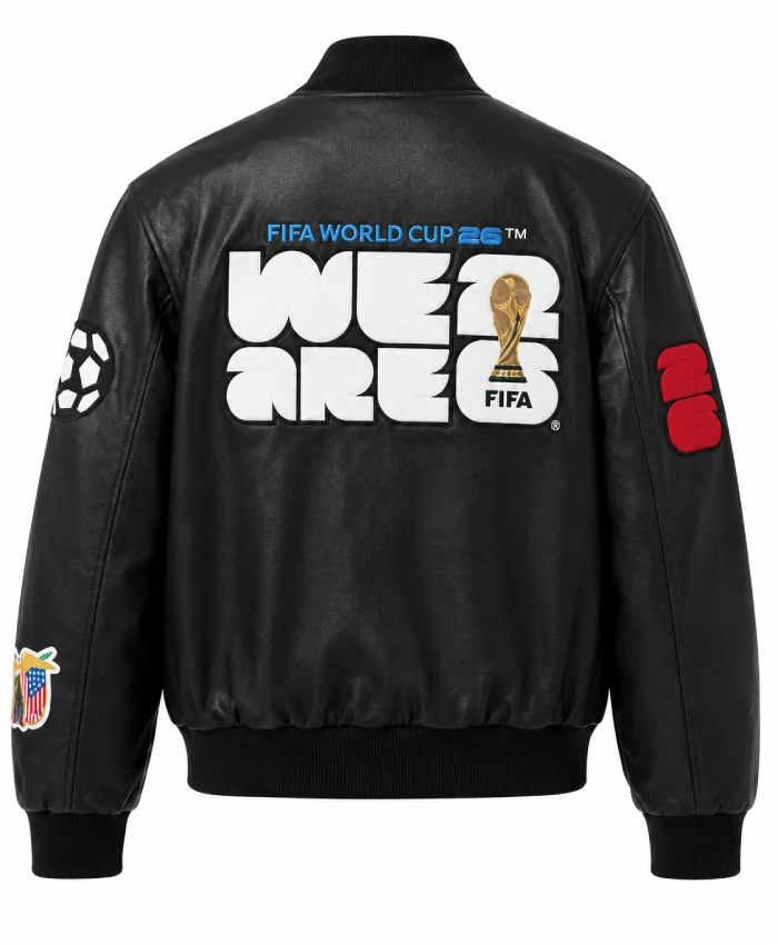Jeff Hamilton FIFA World Cup 2026 We Are 26 Genuine Black Jacket