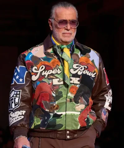 Jeff Hamilton KidSuper FW26 Super Bowl LX Leather Jacket