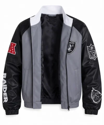Jeff Hamilton Raiders Vegan Leather Jacket
