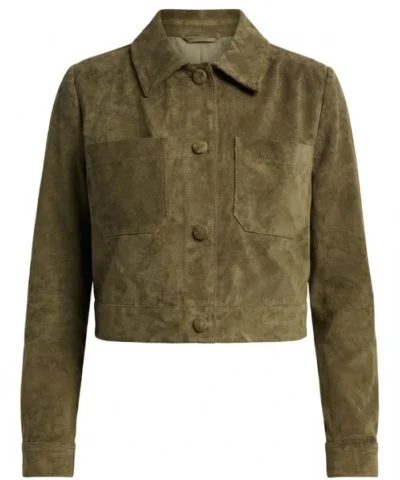Jennifer Jareau Crop Olive Green Jacket