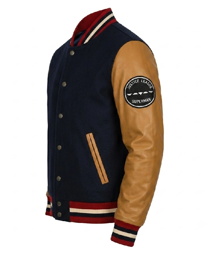 Superman Justice League Varsity Jacket - Image 4