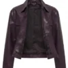 Kayleig Purple Bomber Jacket