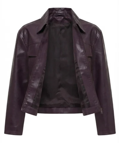 Kayleig Purple Bomber Jacket