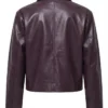 Kayleigh Leather Bomber Jacket