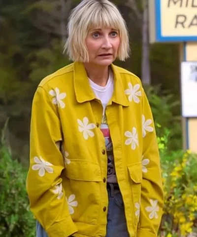 Kerri Kenney The Four Seasons 2026 Anne Yellow Floral Print Jacket