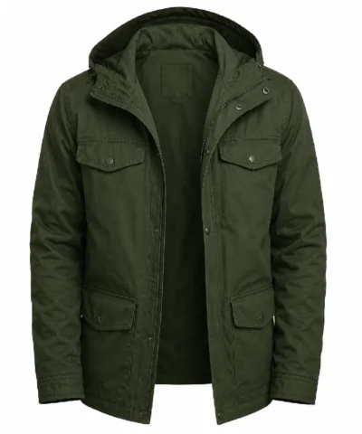 Kevin Carroll Widow’s Bay S01 Bechir Green Hooded Jacket
