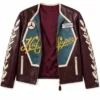 KidSuper x Mercedes Benz Racer Burgundy Jacket