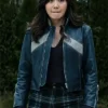 Kimiko The Boys 2026 Karen Fukuhara Black Biker Leather Jacket For Women