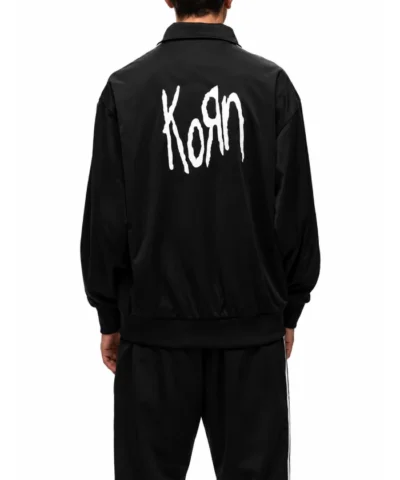 Korn x Adidas Black Sportswear Fleece Tracksuit On Sale