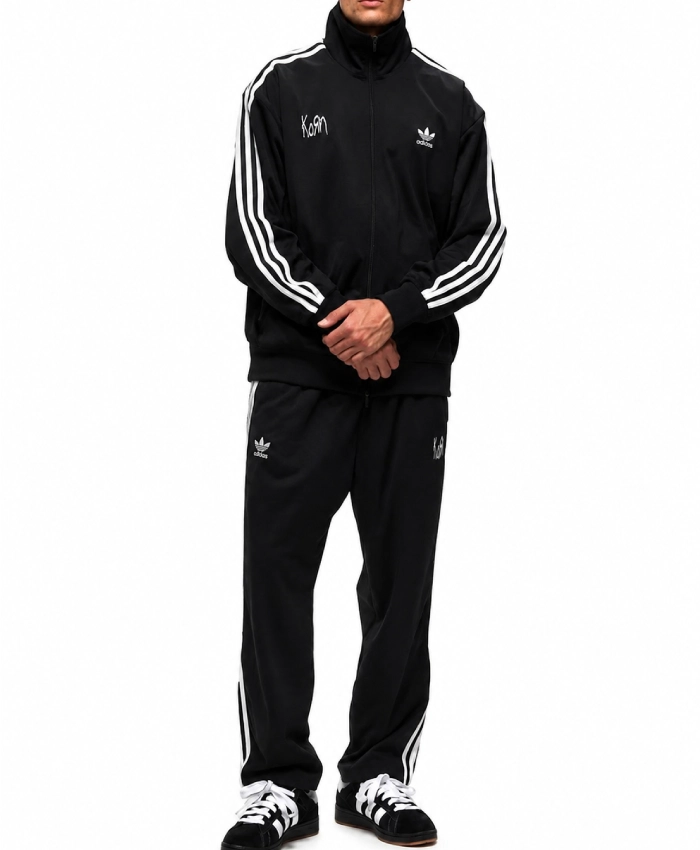 Korn x Adidas Black Sportswear Fleece Tracksuit
