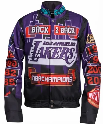 Kuhlman Los Angeles Lakers Championship Leather Jacket For Men and Women