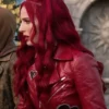 Kylie Cantrall Descendants Wicked Wonderland 2026 Red Cropped Jacket