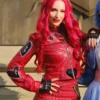 Kylie Cantrall Descendants Wicked Wonderland Red Cropped Leather Jacket