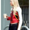 L A California 2026 Street Style Laura Abla Schmitt Motorcycle Leather Jacket On Sale