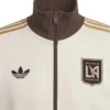 LAFC Adidas Originals Tan Anthem Full Zip Beige Track Jacket