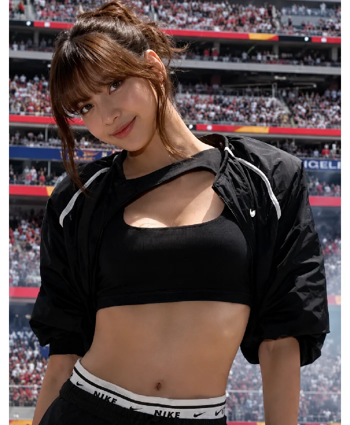 LALALISA Nike Crop Jacket