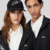 Lacoste x Alpine Black Cotton Jacket On Sale 