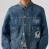 Levis Mexico Football Type II Denim Jacket For Men and Women