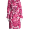 Lexi Minetree Elle 2026 Double Breasted Graphic Coat