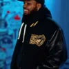 Major League Baseball 2026 Opening Day Toronto Blue Jays 50th Anniversary Black Wool Varsity Jacket 