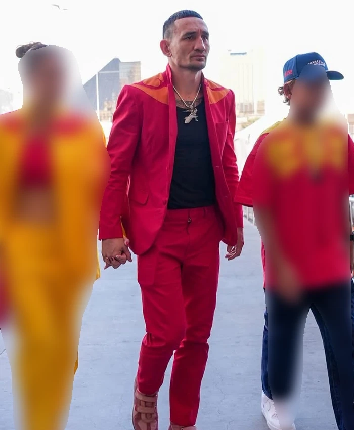 Max Holloway vs Conor McGregor 2 UFC 329 Red Suiting Suit