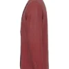 Mens 2 Buttons Red Lambskin Leather Blazer