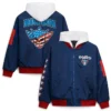 Mens Blue Cody Rhodes Full Zip Hooded Jacket