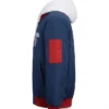 Mens Blue Cody Rhodes Hooded Jacket