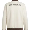 Mens LAFC Adidas Originals Tan Anthem Full Zip Beige Jacket