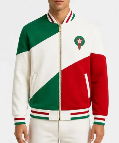 Mens Morocco World Cup Colorblock Jacket